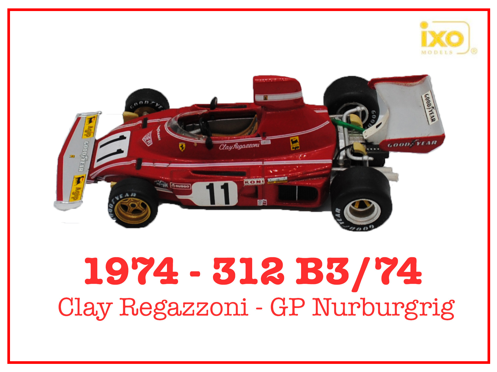 Immagine 312 B3/74 Clay Regazzoni GP Nuerburgring